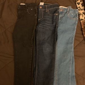 New Bundle of girls jeans tag pulled off
